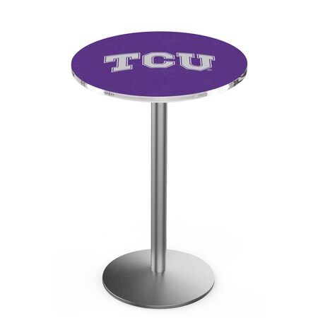 Holland Bar Stool Co 42" Stainless Steel TCU Pub Table L214S4228TexChr
